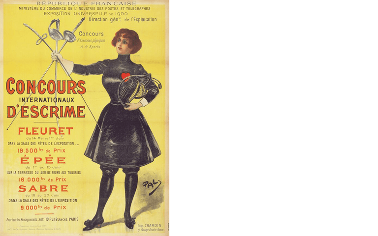 Affiche Jeux Olympiques Paris 1900