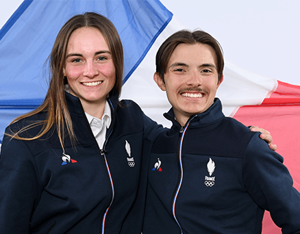 Emy Charbonnier et Edgar Cognaud : porte-drapeaux tricolores du FOJE 2023