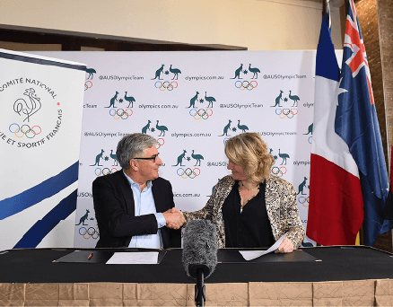 1er accord de coopération entre le CNO australien et le CNOSF