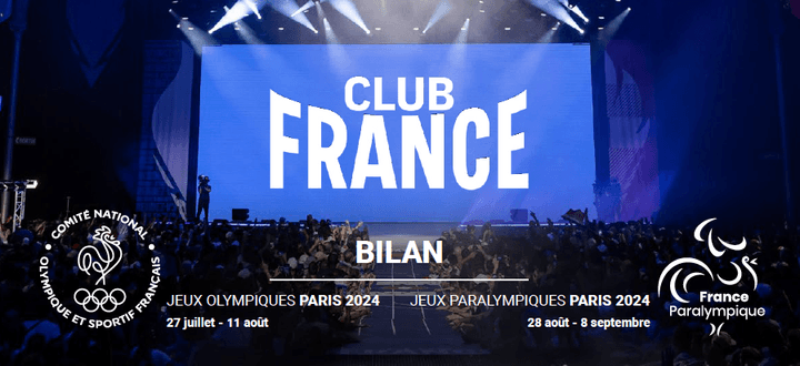 BILAN CLUB FRANCE OLYMPIQUE ET PARALYMPIQUE