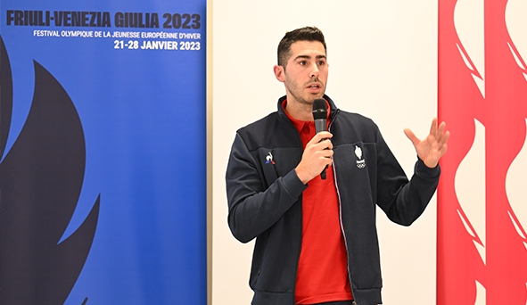 Jordan Coelho, ambassadeur français du FOJE d’hiver 2023