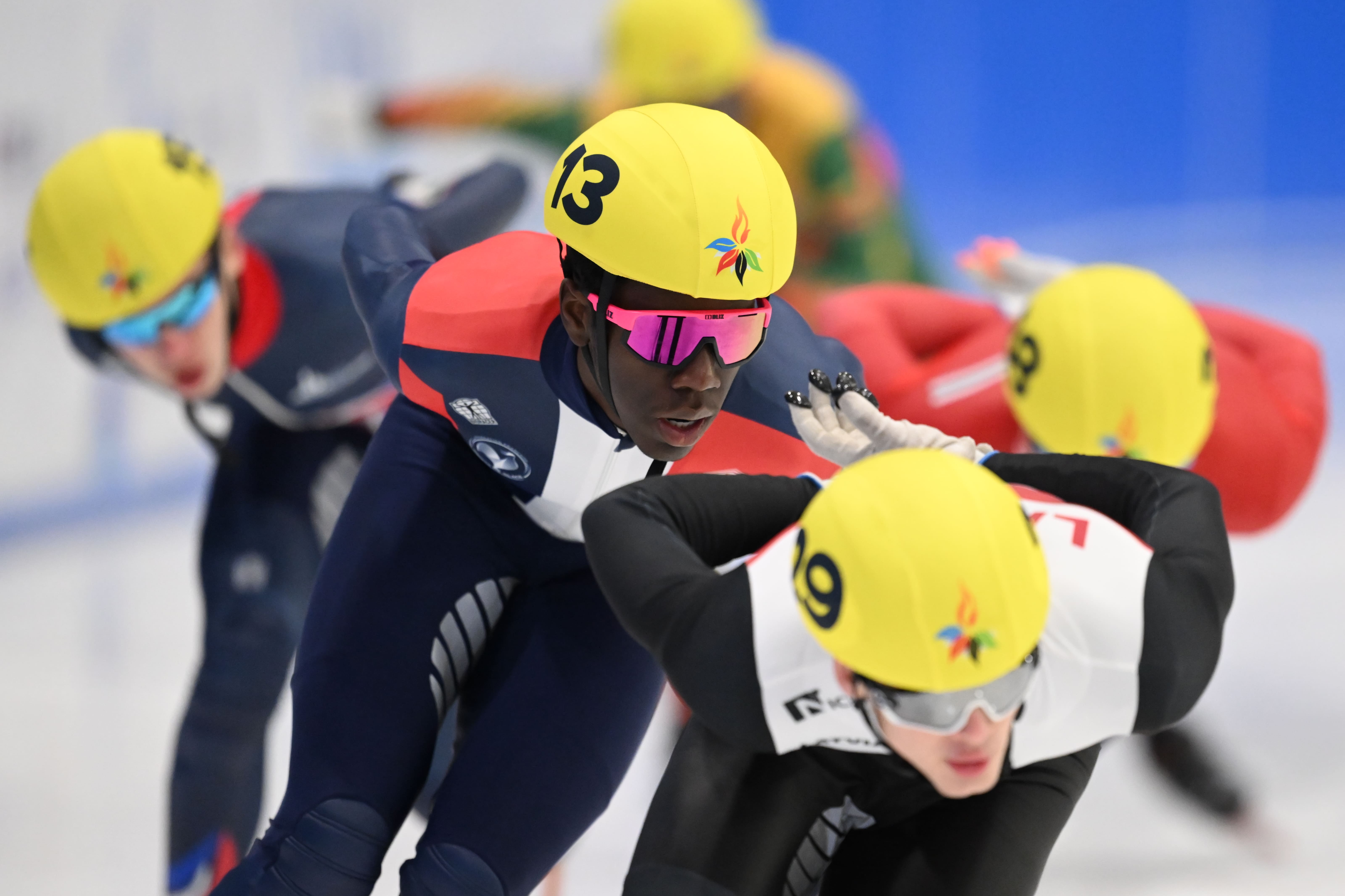 Franck Tekam, patinage de vitesse sur piste courte