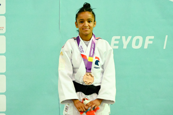 Première journée de compétition pour le judo, première médaille !