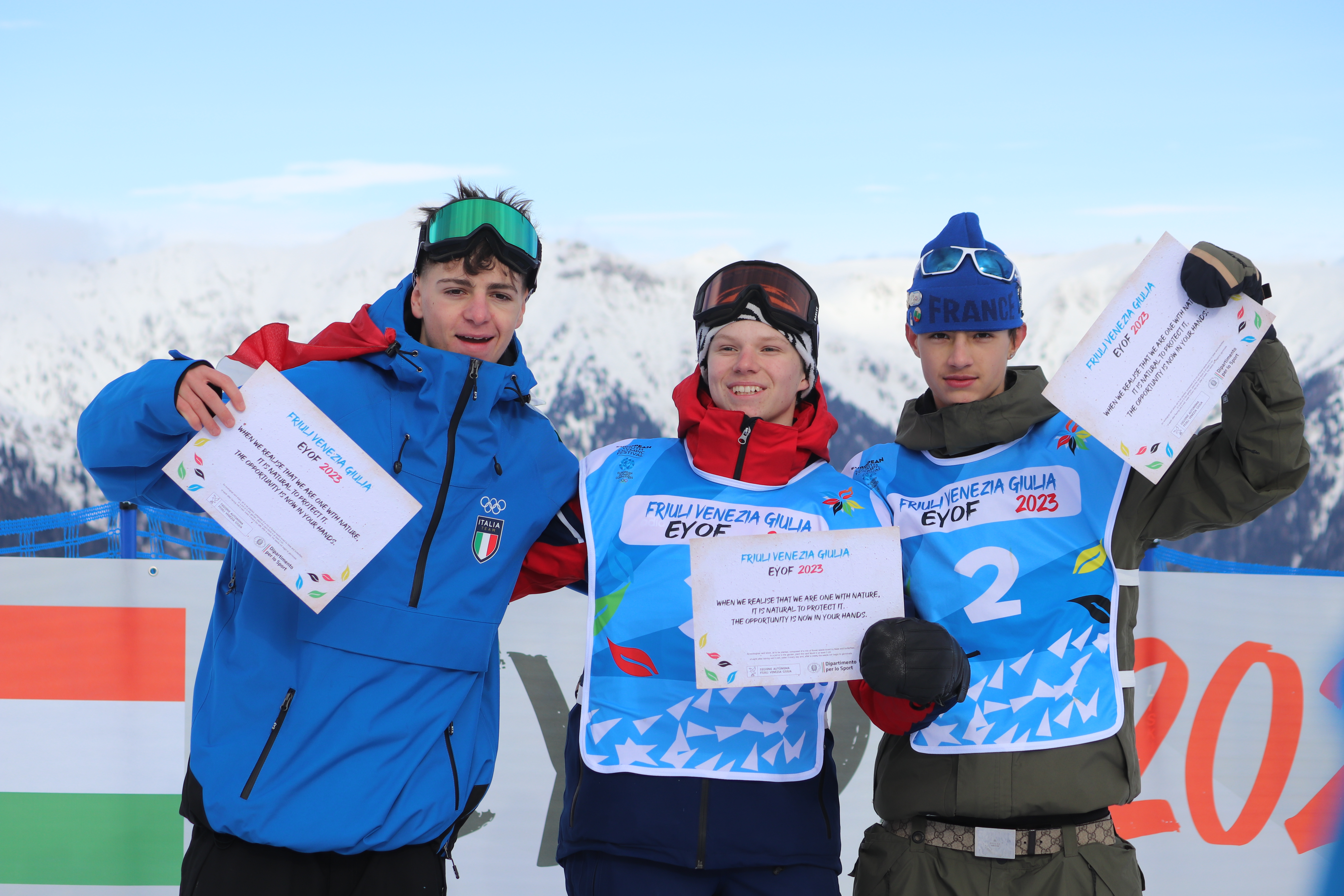 Luca Mérimée Mantovani, snowboard (slopestyle)