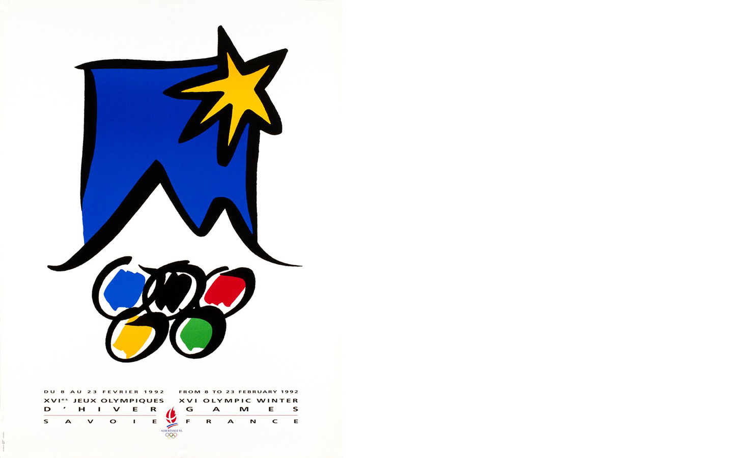 Affiche Albertville 1992