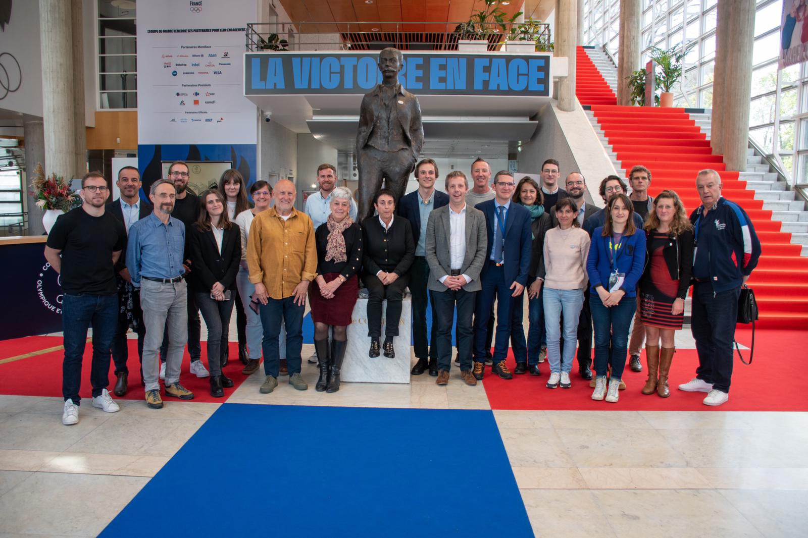 10ème édition du Parcours Ambition Internationale. Ouverture au CNOSF, Paris, Avril 2023.