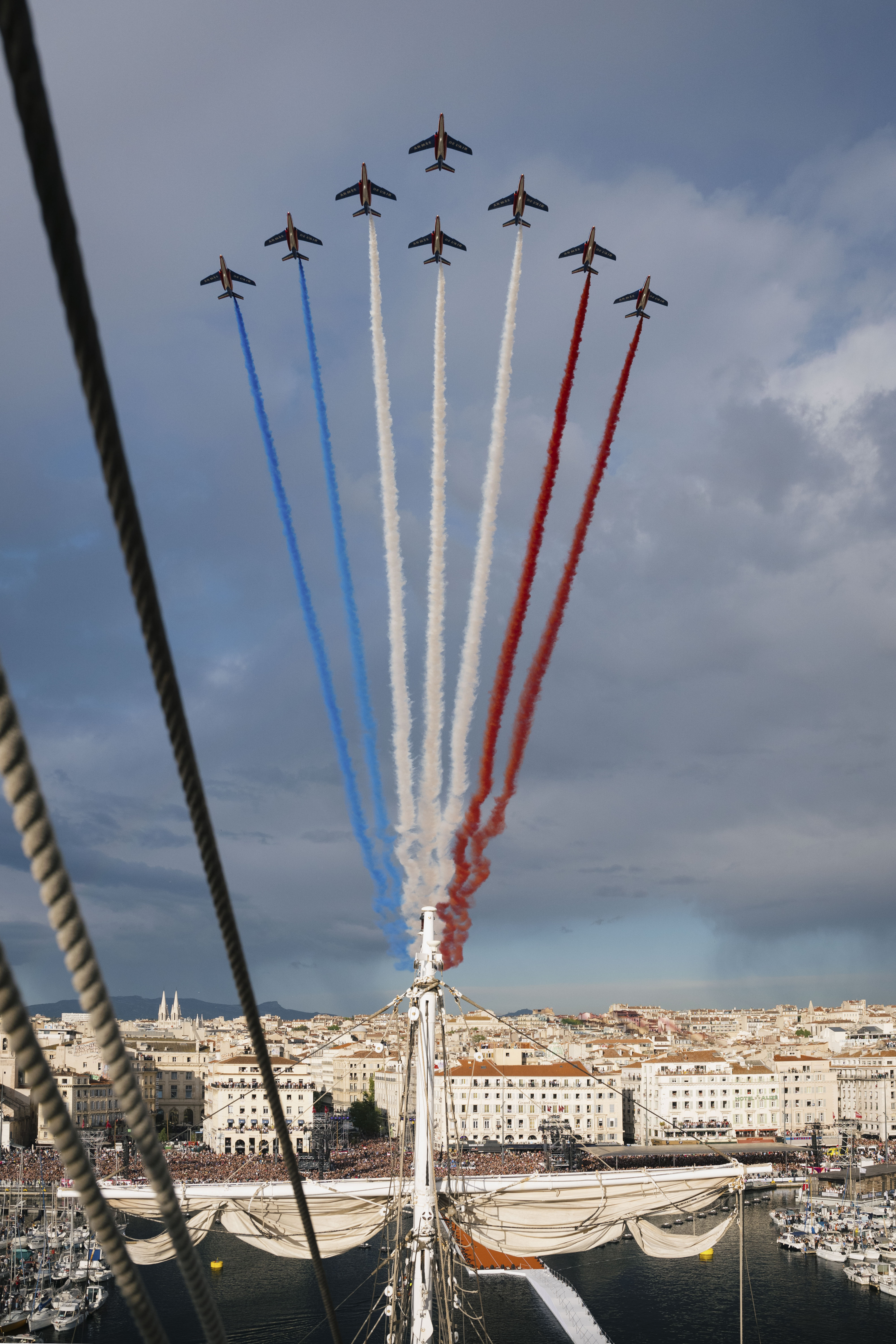 Patrouille de France à Marseille - ©CNOSF/KMSP