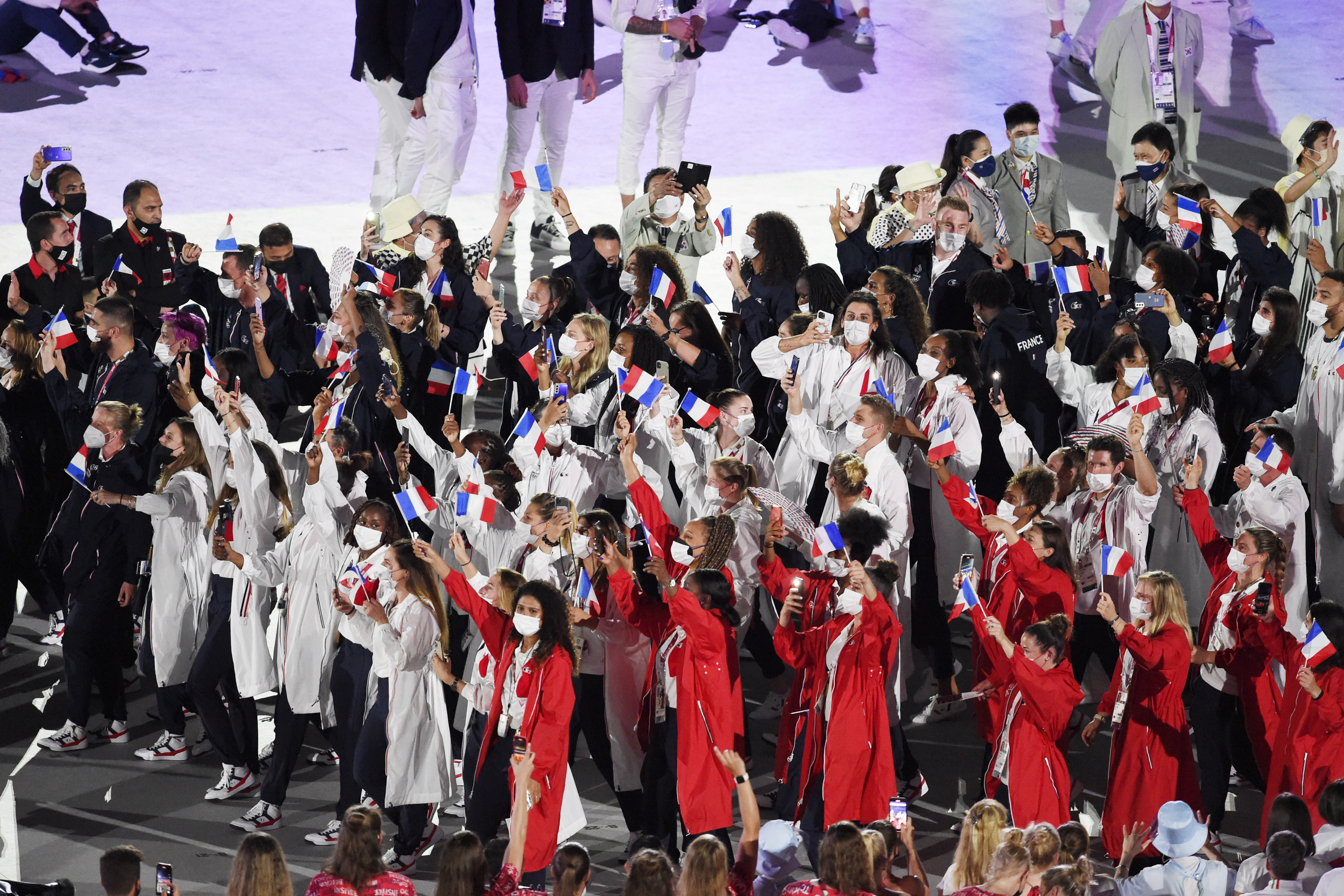 Délégation Française à la cérémonie d'ouverture des JO de Tokyo2020- ©CNOSF/KMSP