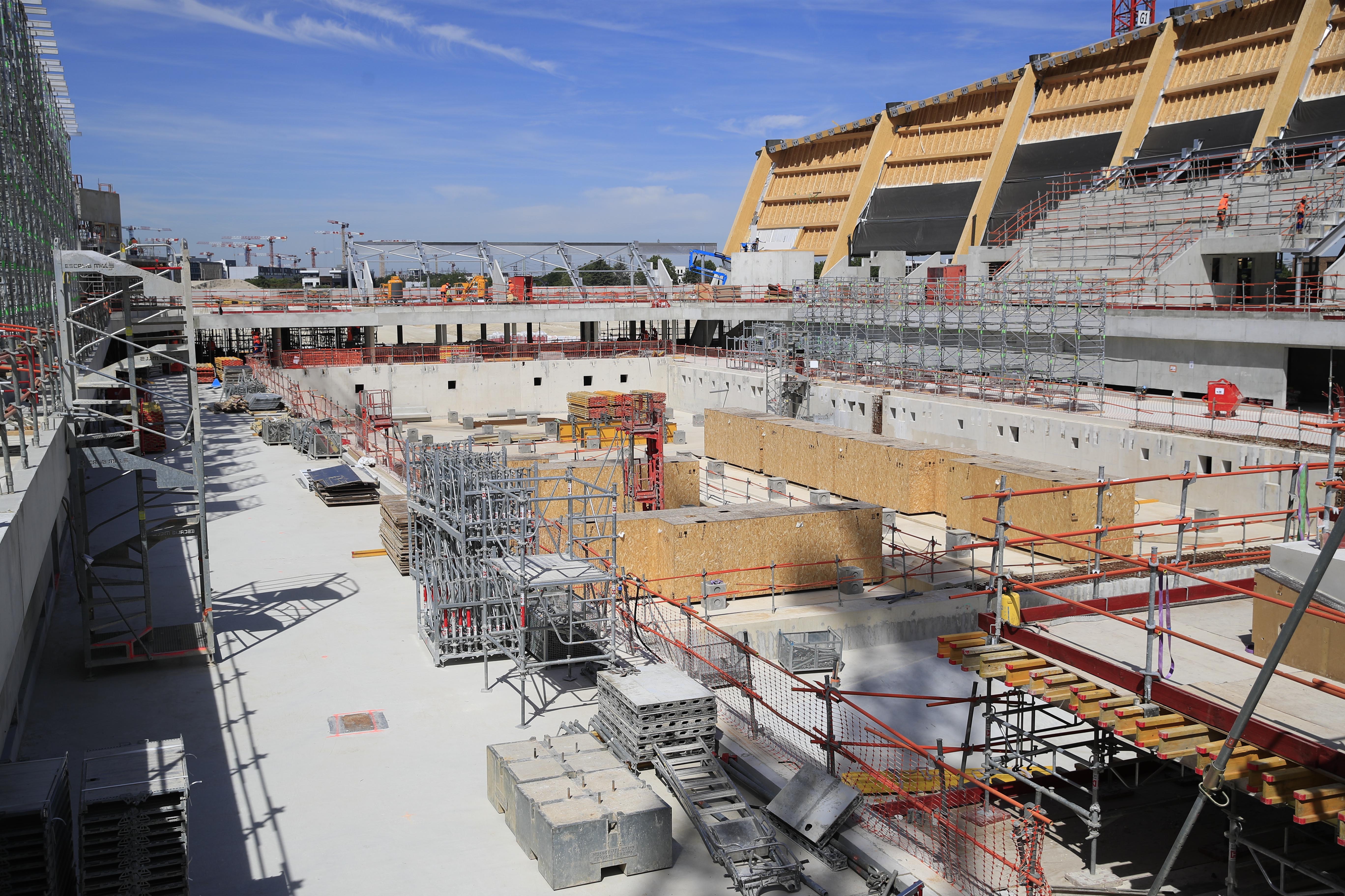 Chantier du Centre Aquatique Olympique - ©PRESSESPORTS