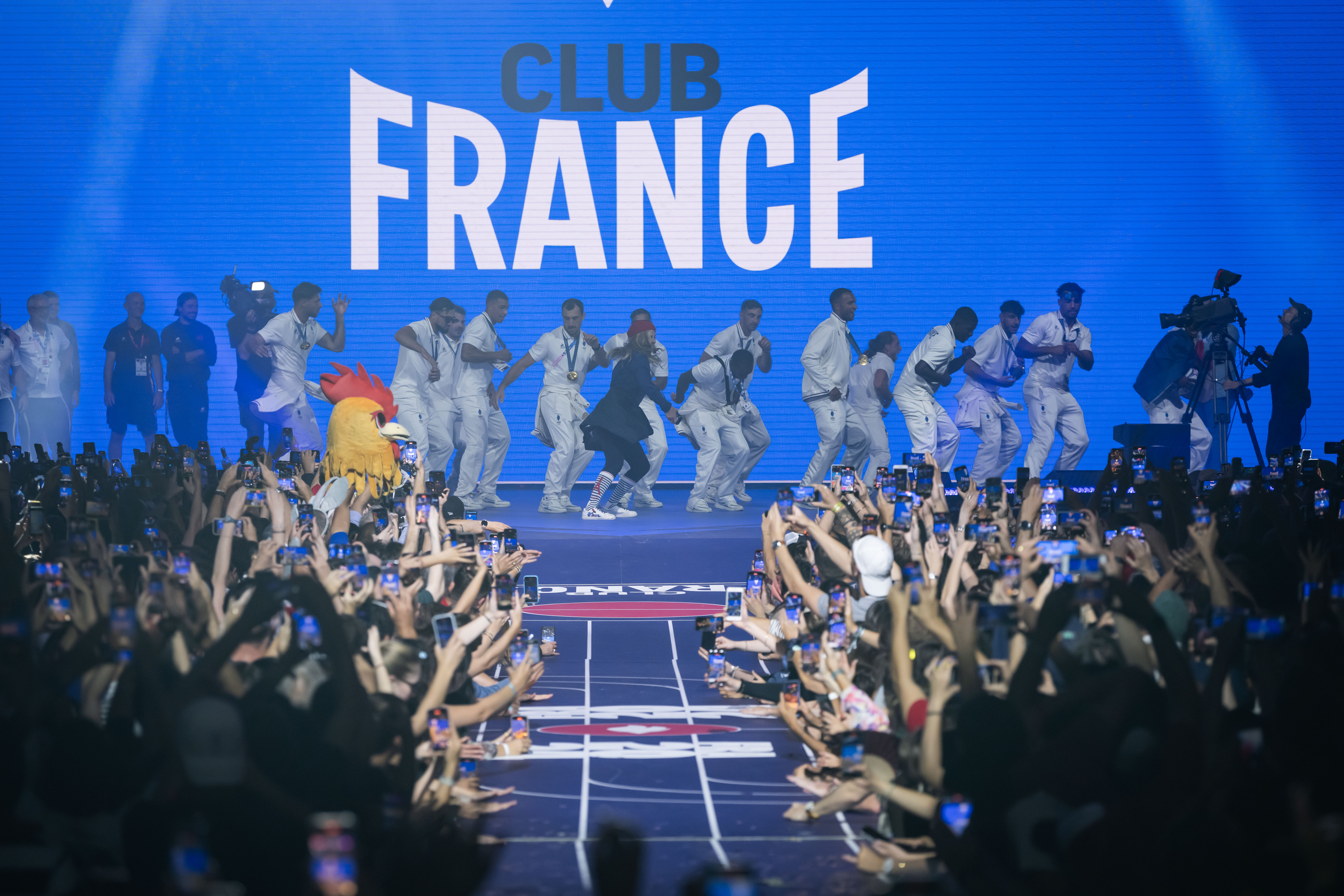Le rugby à 7 et sa chorégraphie au Club France - ©CNOSF/KMSP