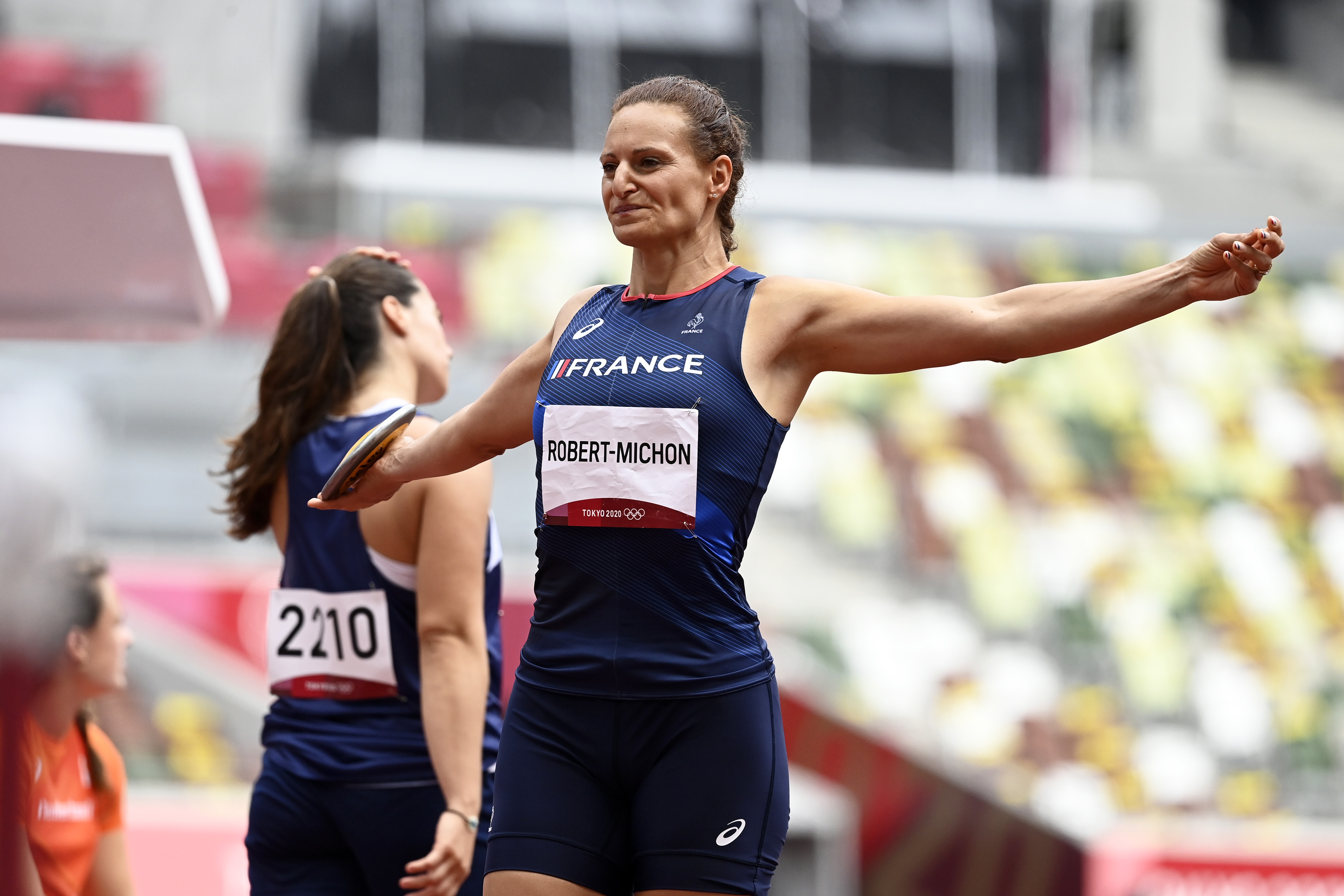 Mélina Robert-Michon lors des jeux de Tokyo 2020 - ©CNOSF/KMSP