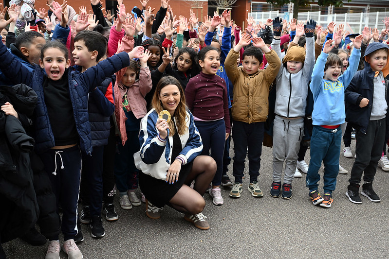 Manon Apithy-Brunet lors du lancement de la SOP 2025. ©CNOSF/KMSP