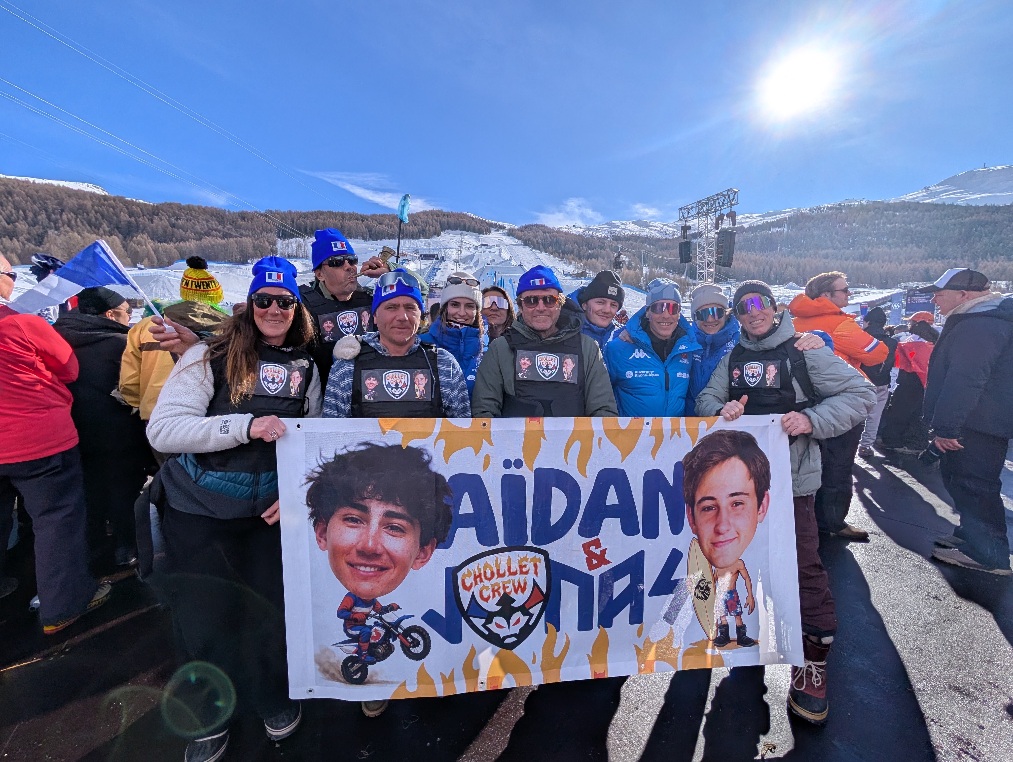 La famille Chollet aux Jeux Olympiques de Milano-Cortina 2026