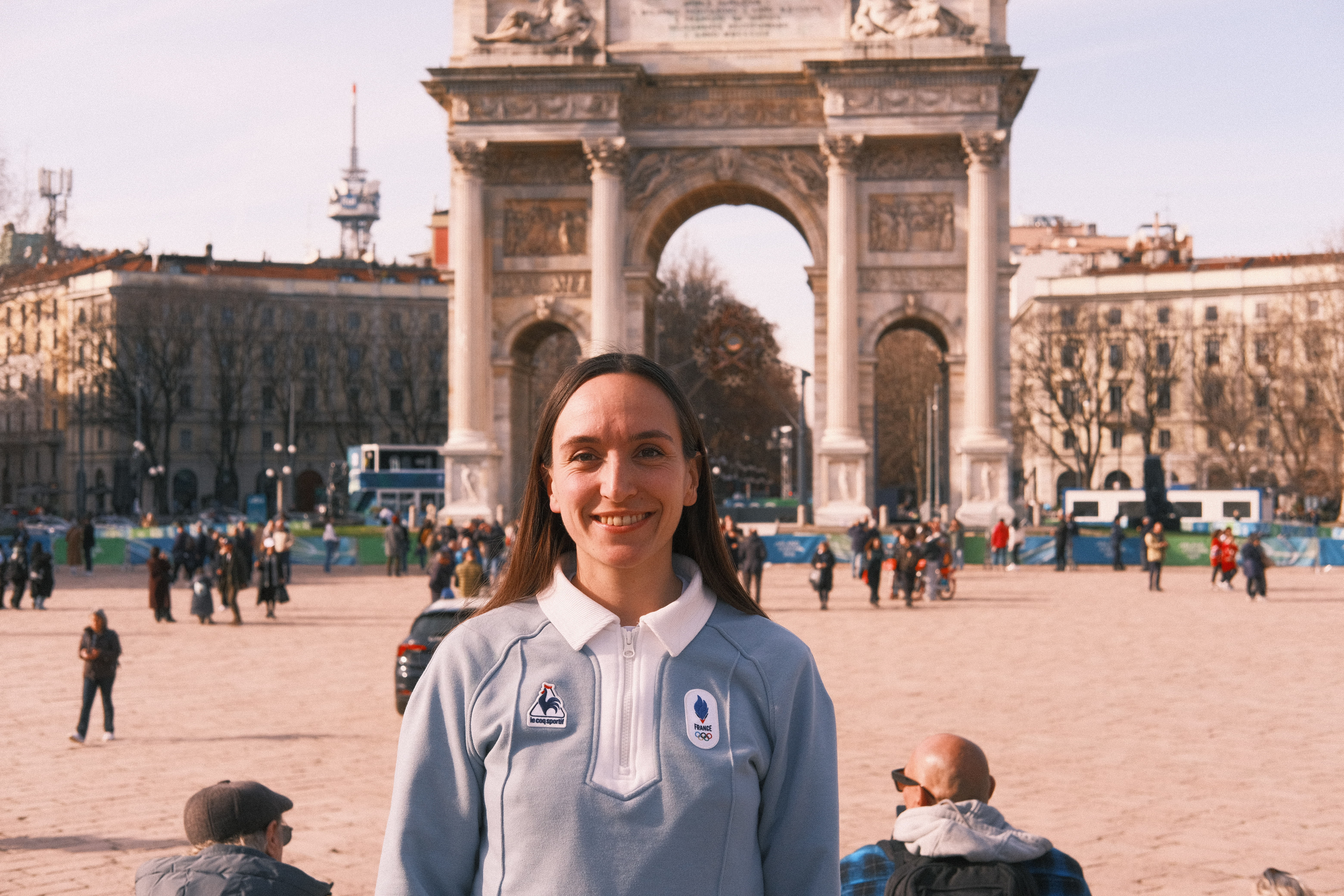 Julia, « safeguarding officer » de l’équipe de France aux Jeux Olympiques de Milan-Cortina.Julia, « safeguarding officer » de l’équipe de France aux Jeux Olympiques de Milan-Cortina.