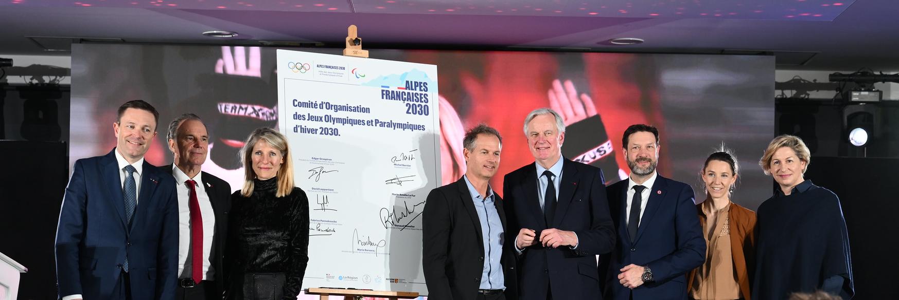 Lancement du COJOP des Alpes Françaises 2030. ©CNOSF/KMSP