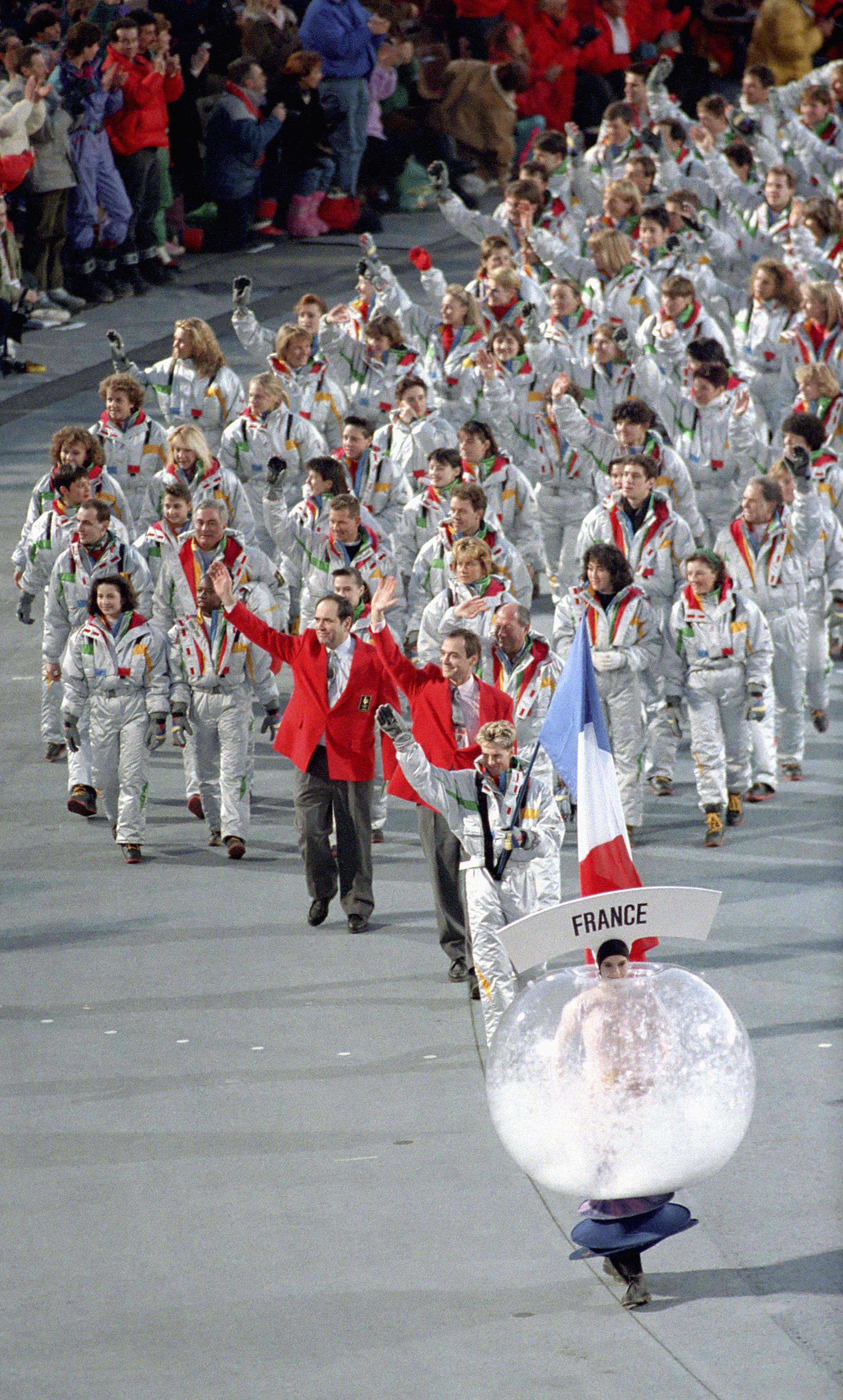 Cérémonie d'ouverture Albertville 1992