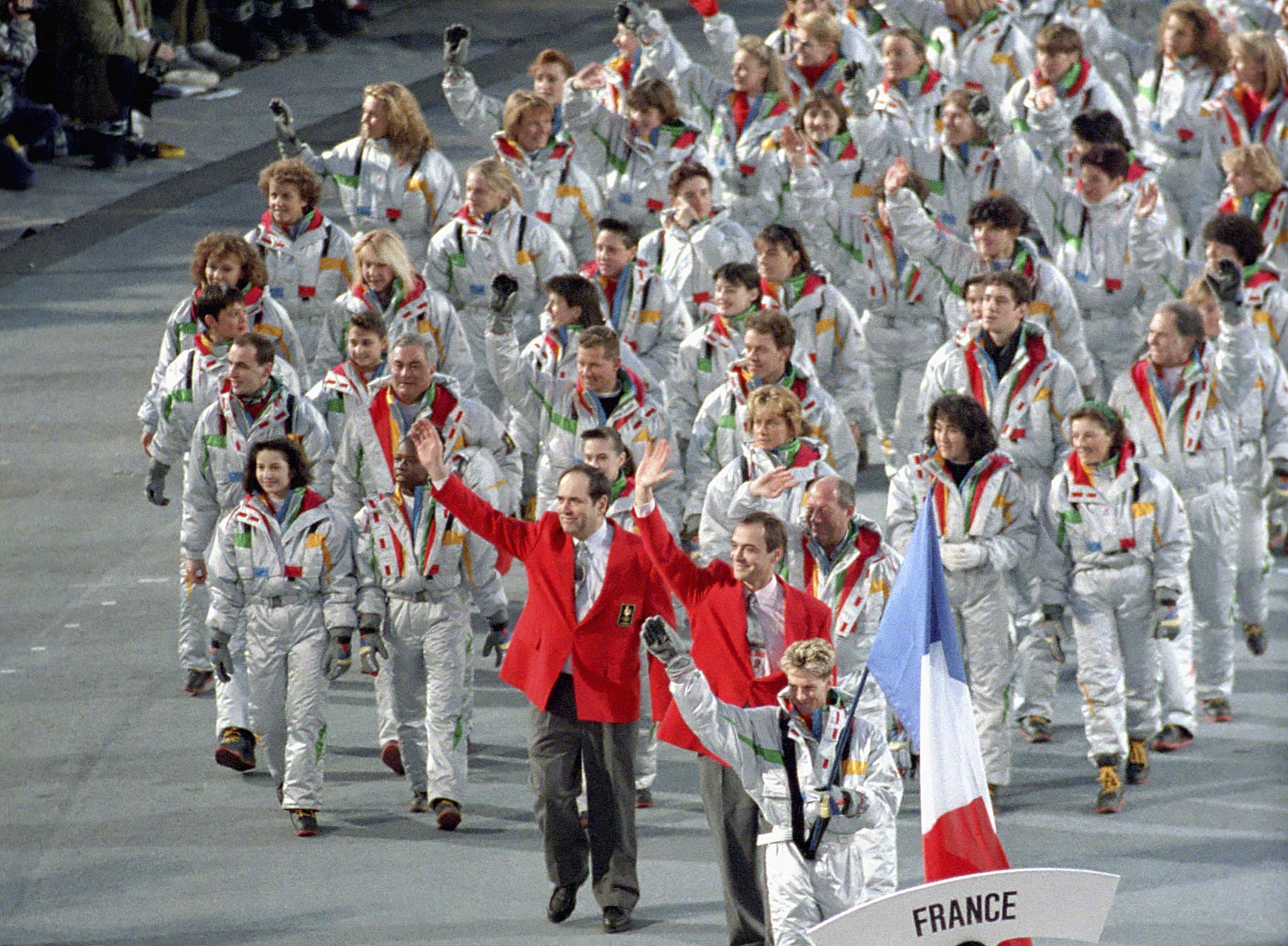 Cérémonie d'ouverture Albertville 1992