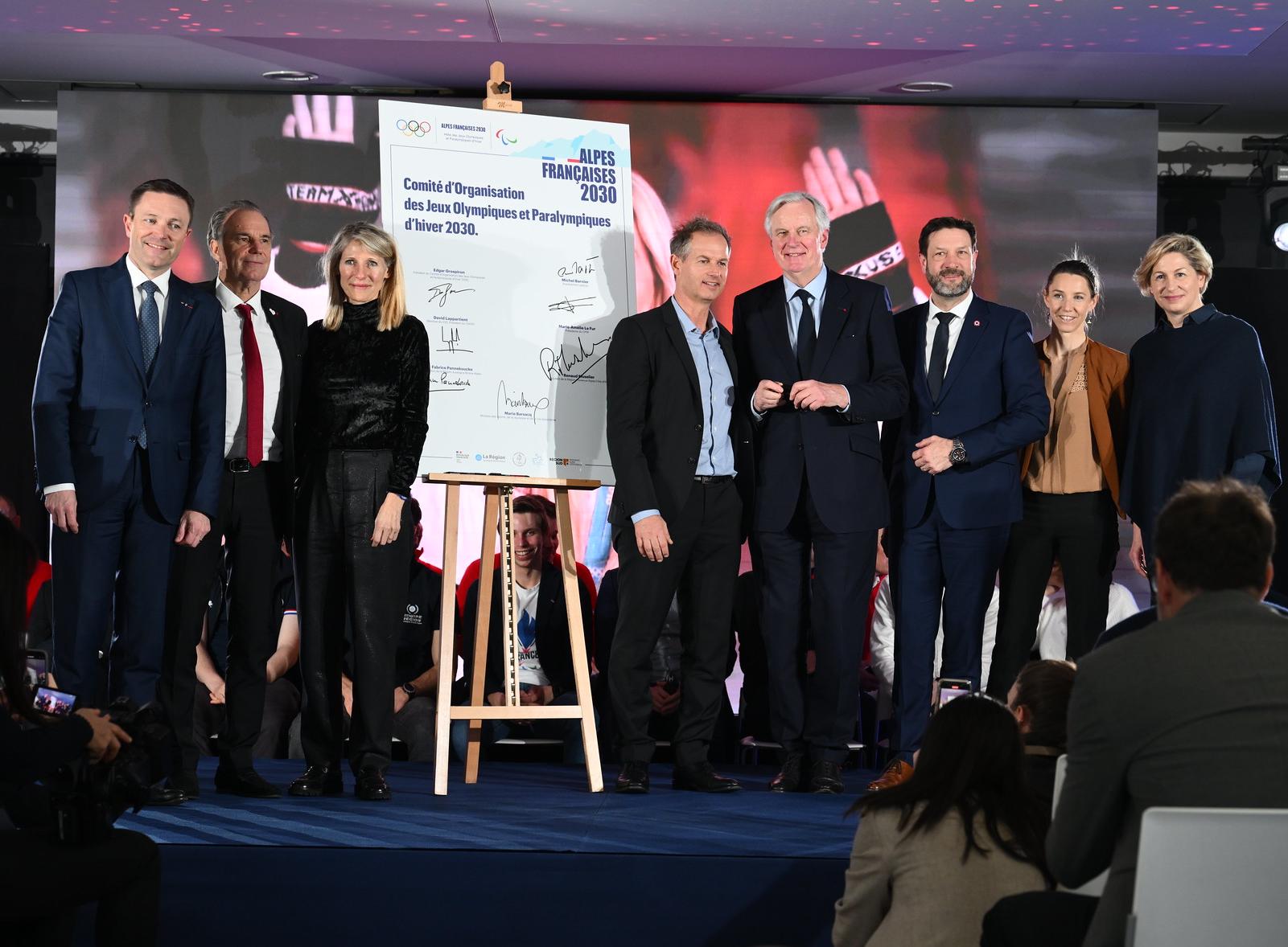 Lancement du COJOP des Alpes Françaises 2030. ©CNOSF/KMSP