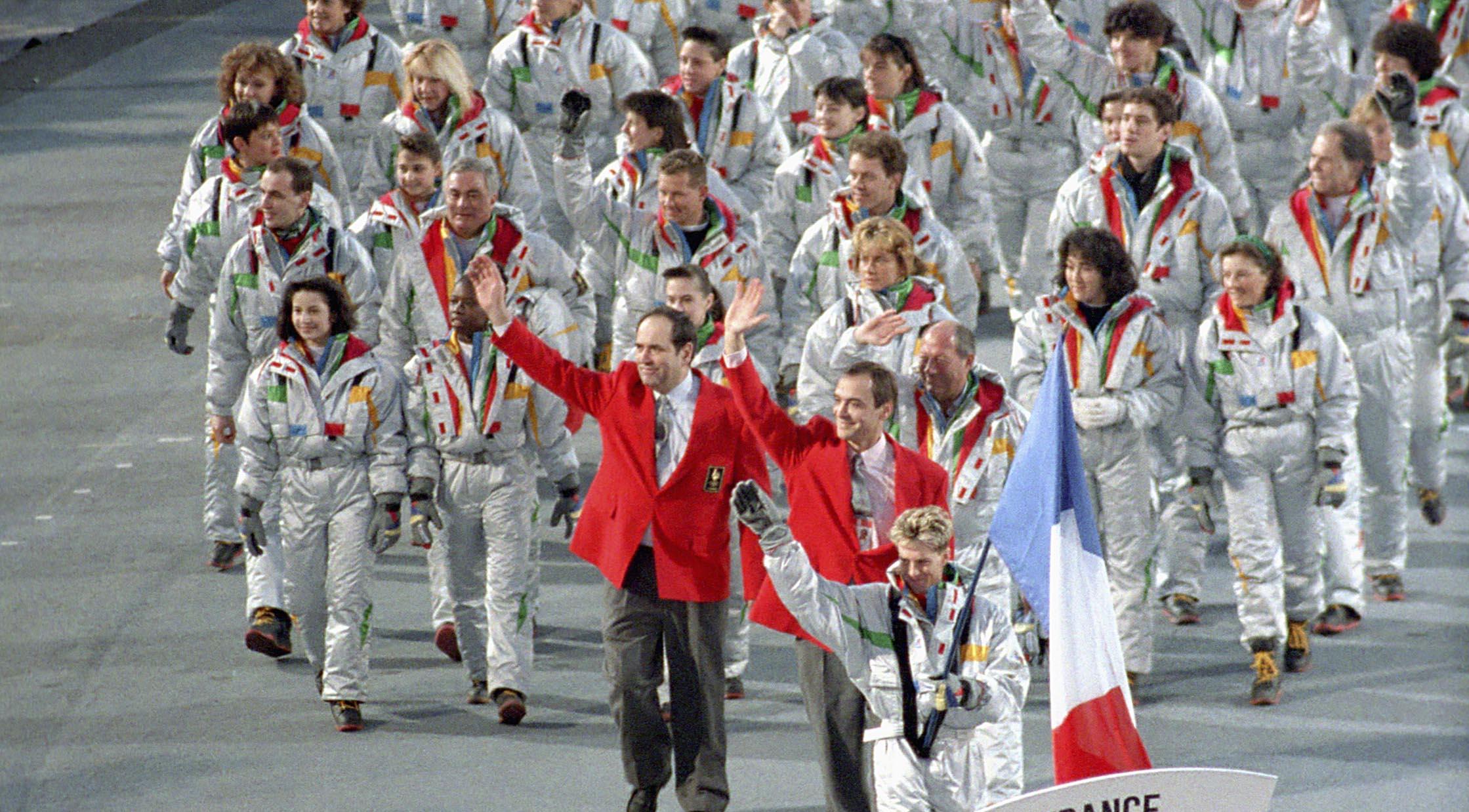 Cérémonie d'ouverture Albertville 1992